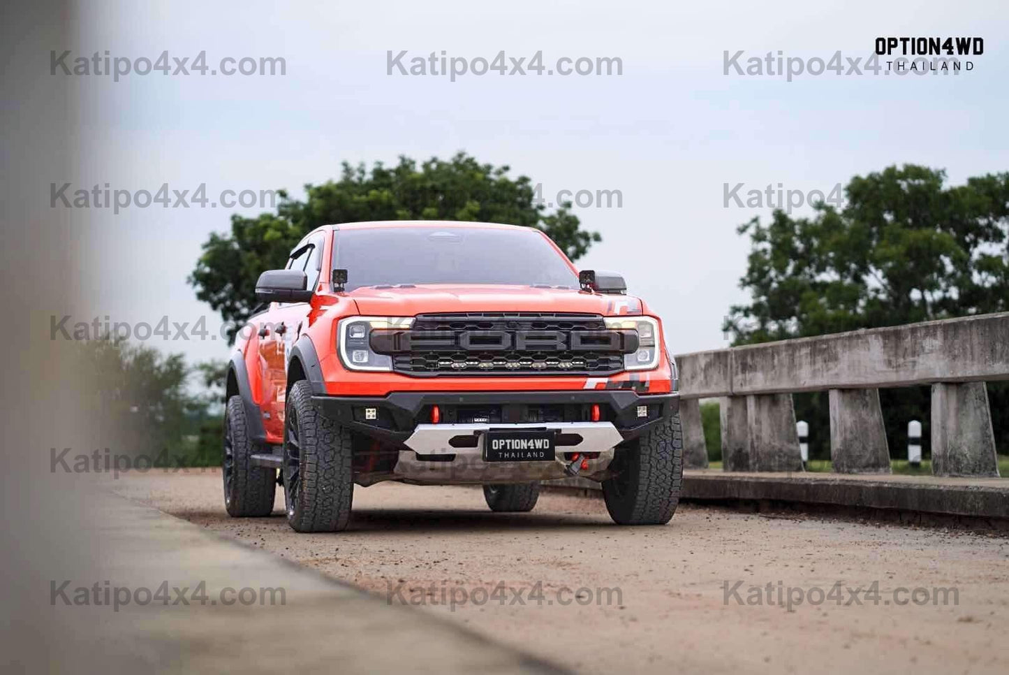 OPTION4WD - NEXT-GEN RAPTOR BAJA FRONT WINCH BAR ( NEW DESIGN )