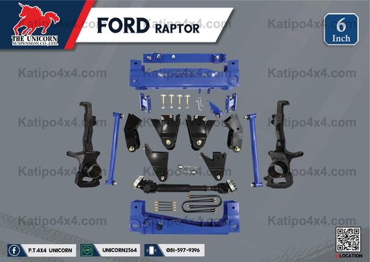 FORD RANGER RAPTOR 6" LIFT KIT  ( FREE SHIPPING WORLDWIDE )