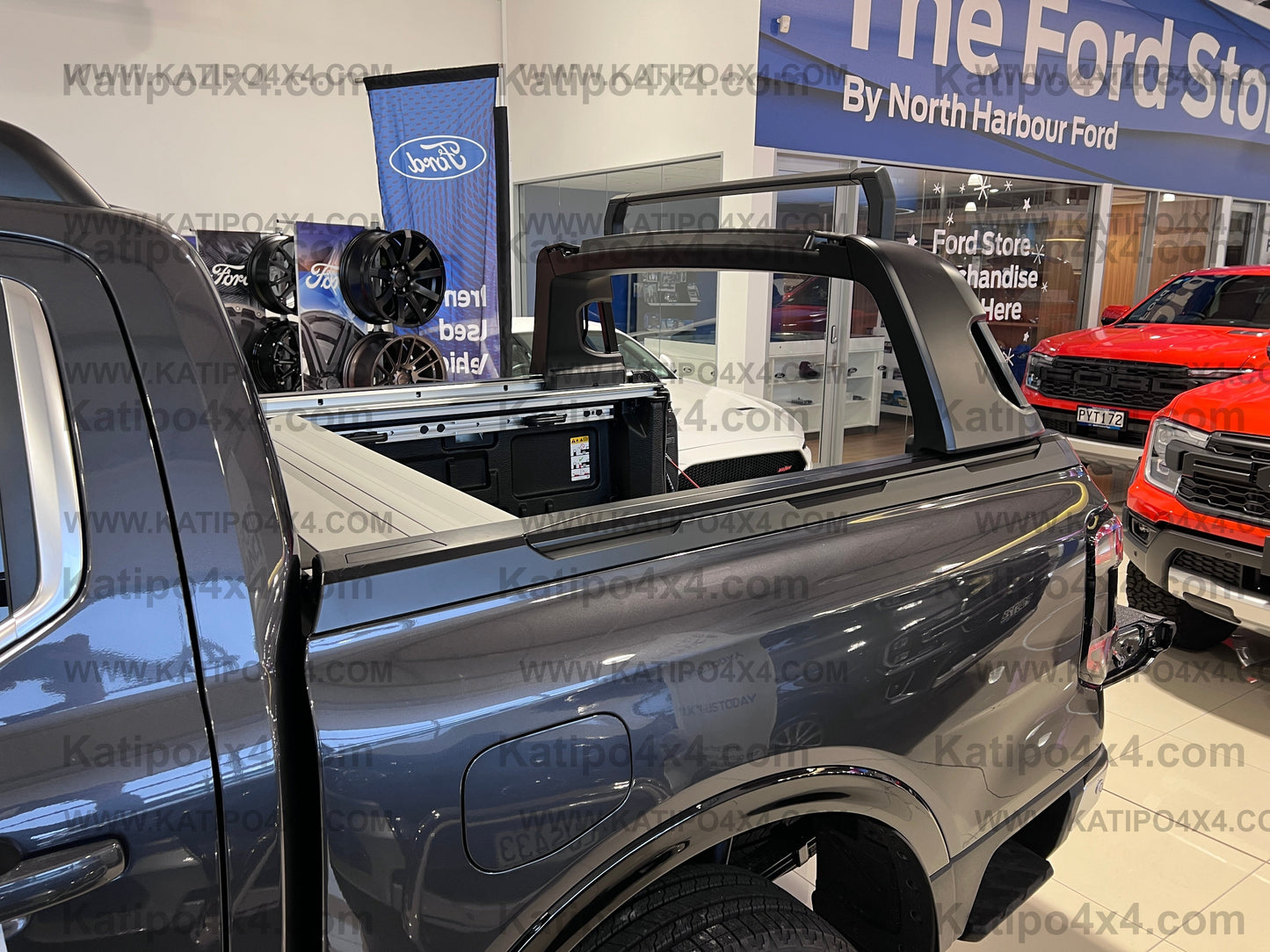 2023+ Ford Ranger Platinum & Wildtrak-X NEXT-GEN Electric roller lid and rack system ( NEW )