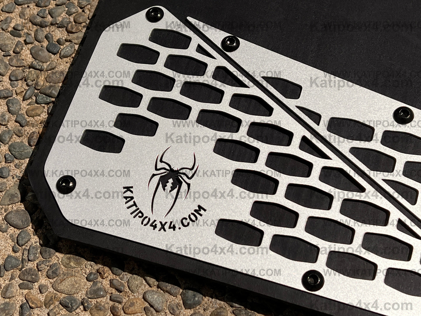 Universal Wide Wheel Mud Flaps ( 2pc ) KATIPŌ-MESH Mud Flaps ( Rubber Flex Model )