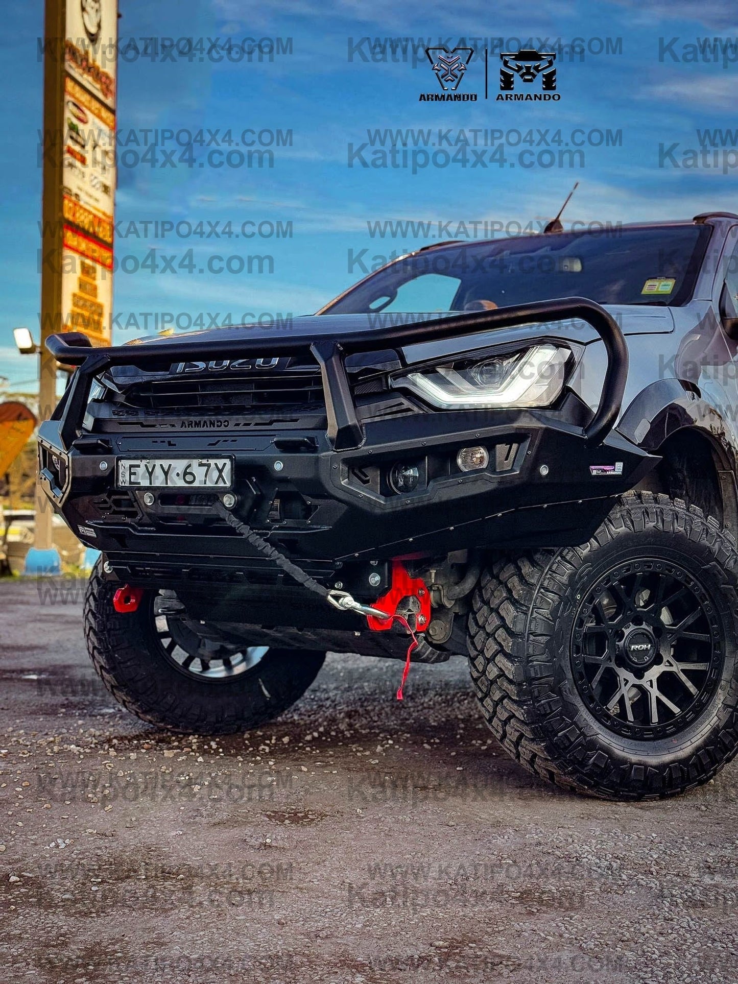 ARMANDO® - Prime Hoop Bull Bar to Suit Isuzu D-Max 2024+