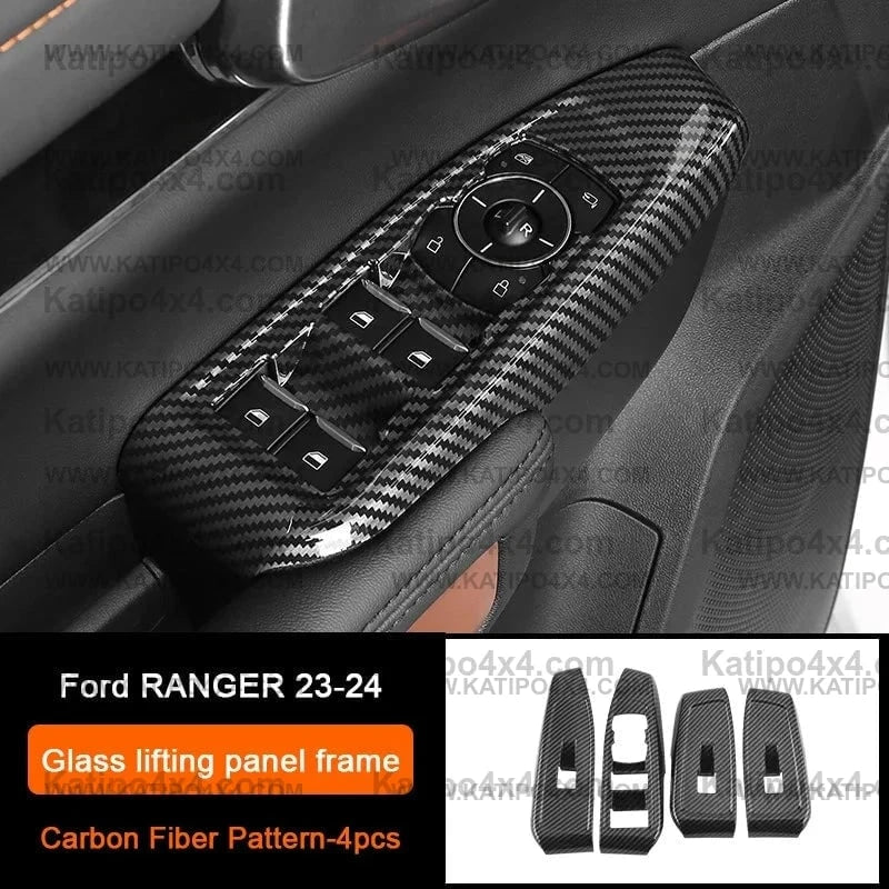 Carbon Fiber Interior Overlay ,For Next-Gen 2022+ Ranger, Raptor & Everest