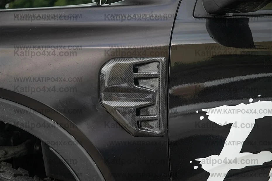 Carbon fibre side vents 2022+ NEXT-GEN FORD RANGER , Wildtrak , Sport , XLT , XL