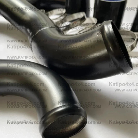 Black Aluminium Turbo Diesel Intercooler Piping Kits for Ranger T6 3.2L Diesel 2012-2022 Charge Pipe ( FORD RANGER & BT50 )