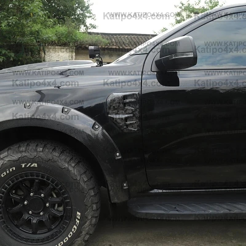 Carbon fibre side vents 2022+ NEXT-GEN FORD RANGER , Wildtrak , Sport , XLT , XL