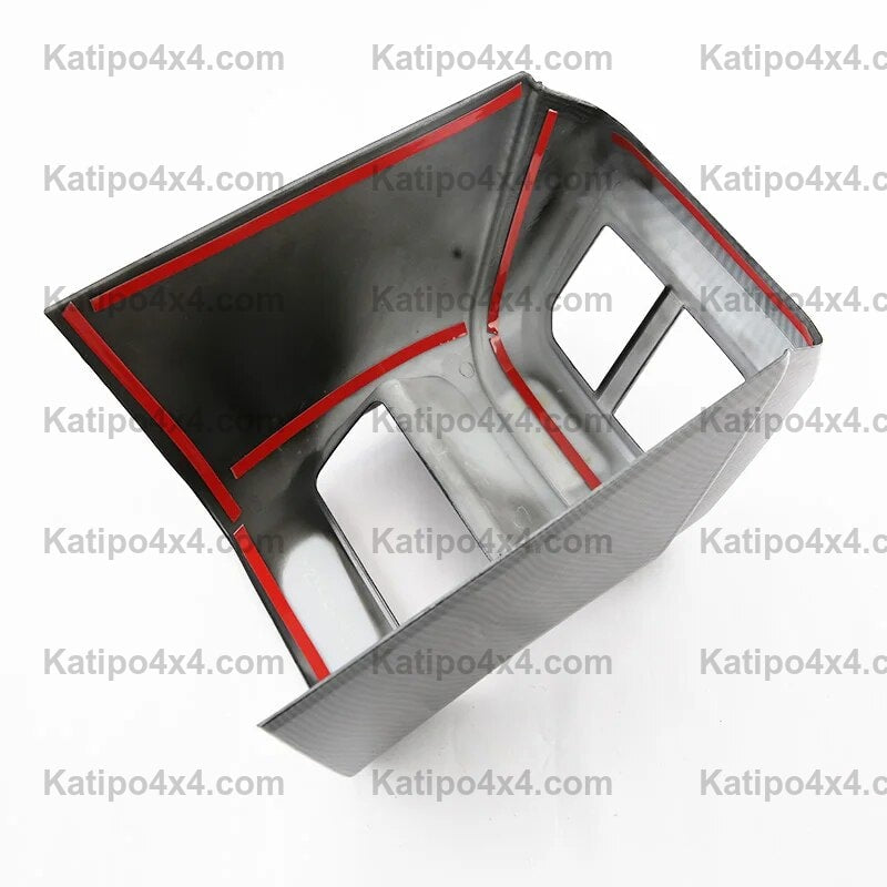 LHD & RHD For NEXT-GEN Ford Ranger & RAPTOR 2023+ ABS Carbon Fiber Rear Air Conditioning Vent Frame Cover