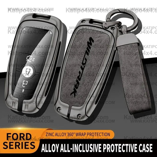 WILDTRAK: Zinc Alloy Car Key Fob Case For Ford Ranger, Everest and Raptor ( FREE WORLDWIDE SHIPPING )