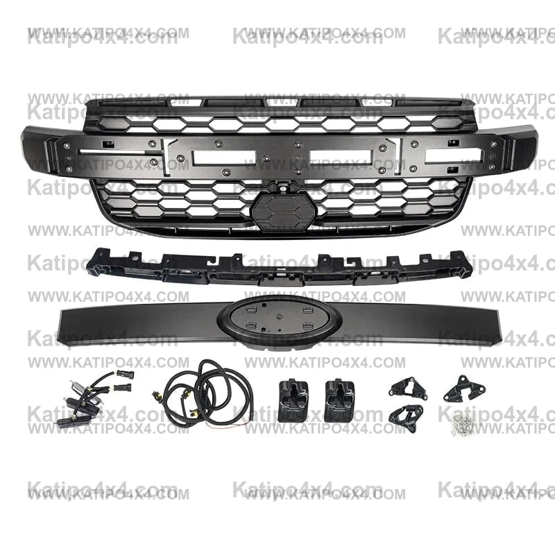 2022+ FORD RANGER GRILL ,  RAPTOR STYLE WITH AMBER LIGHTS TO SUIT  XL XLT & WILDTRACK