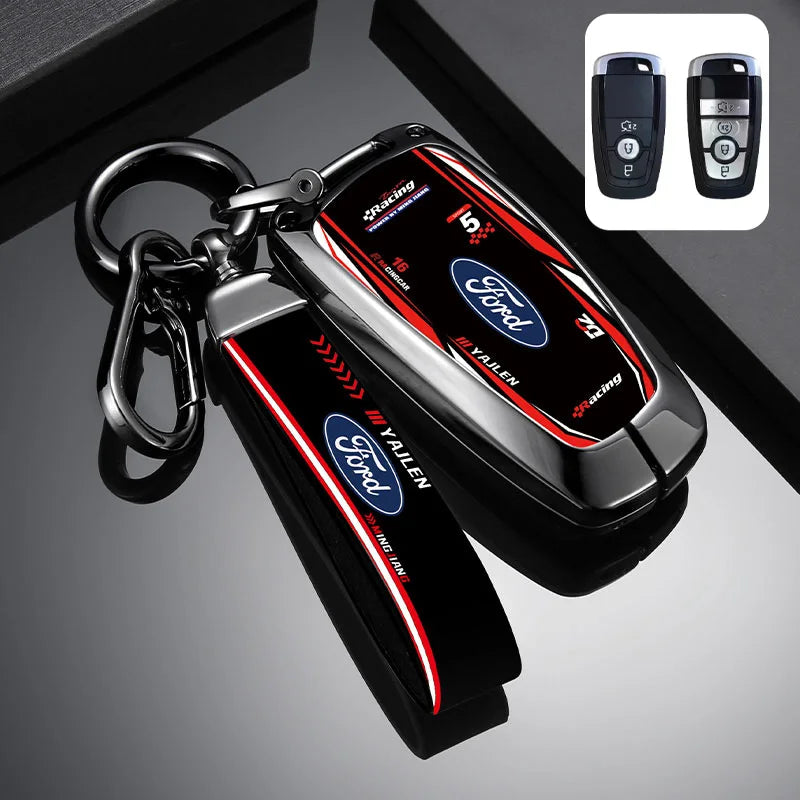 FORD RANGER, RAPTOR & EVEREST:  Racing Style Design Key fob case ( FREE WORLDWIDE SHIPPING )