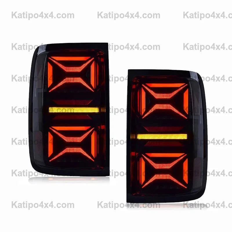 LED REAR LIGHTS  VW Amarok 2008-2022 , Sequential Turning Signal ( X-MEN DESIGN ) FREE WORLD-WIDE SHIPPING