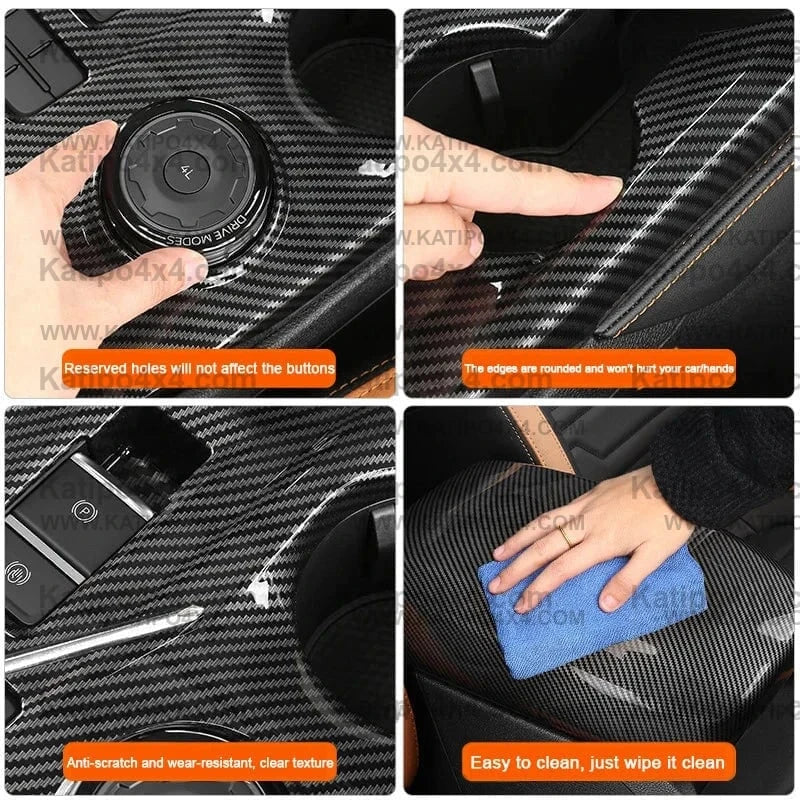 Carbon Fiber Interior Overlay ,For Next-Gen 2022+ Ranger, Raptor & Everest