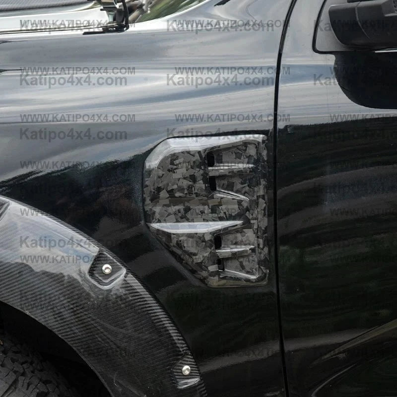 Carbon fibre side vents 2022+ NEXT-GEN FORD RANGER , Wildtrak , Sport , XLT , XL