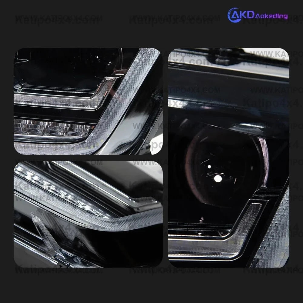 LED HEADLIGHTS for VW AMAROK 2010-2020 AMAROK Head Drl Dynamic Signal Projector Lens ( FREE WORLD-WIDE SHIPPING )
