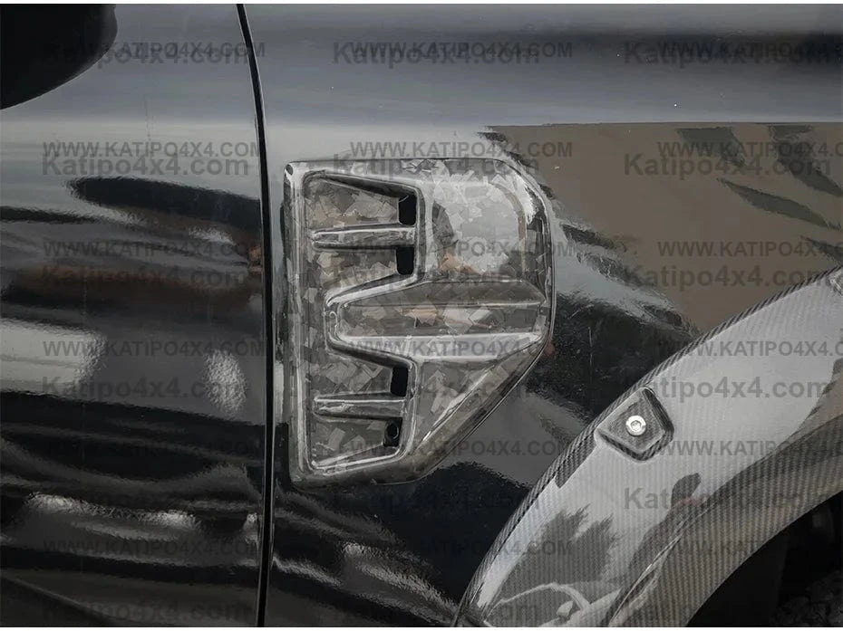Carbon fibre side vents 2022+ NEXT-GEN FORD RANGER , Wildtrak , Sport , XLT , XL