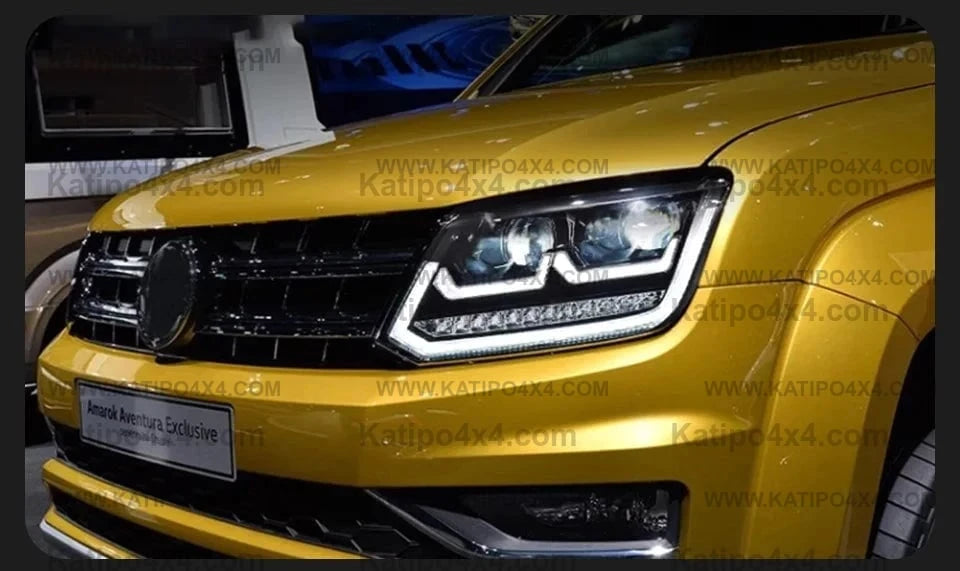 LED HEADLIGHTS for VW AMAROK 2010-2020 AMAROK Head Drl Dynamic Signal Projector Lens ( FREE WORLD-WIDE SHIPPING )