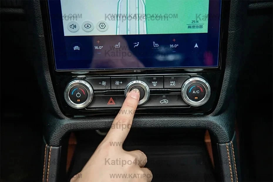 Aluminium Trim Cover for Drive Mode & Aircon Controllers for NEXT-GEN Ford Ranger, Everest, Raptor 2023+