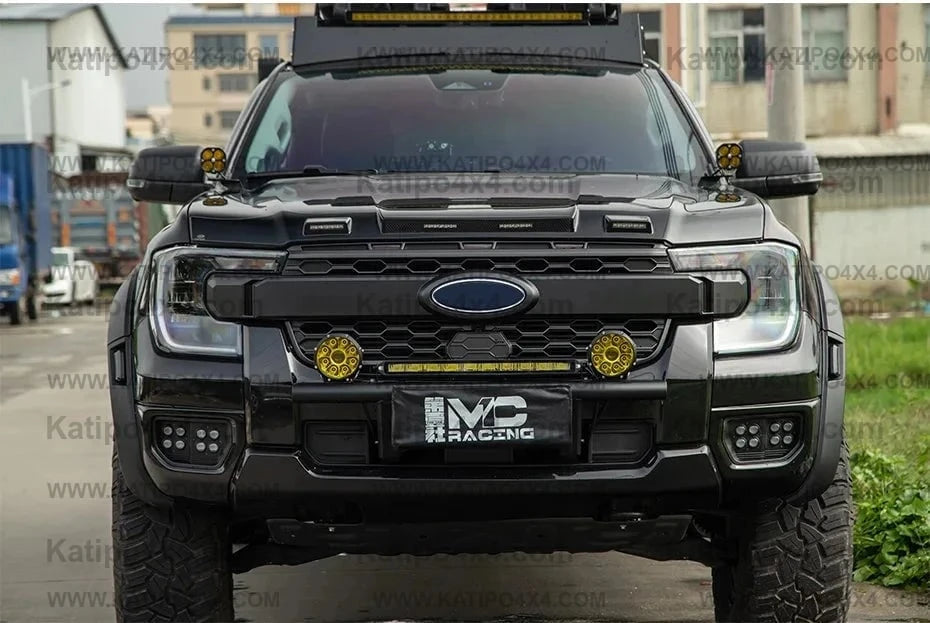 2022+ FORD RANGER GRILL ,  RAPTOR STYLE WITH AMBER LIGHTS TO SUIT  XL XLT & WILDTRACK