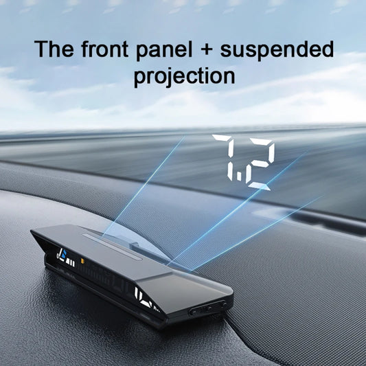 HEADS UP DISPLAY: Car Speedometer Digital Display Car Speed Voltage Oil Consumption Water Temperature Meter Multifunctional Display