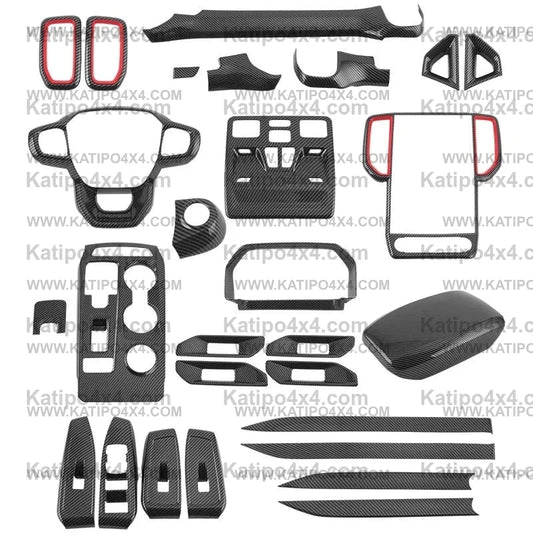 Carbon Fiber Interior Overlay ,For Next-Gen 2022+ Ranger, Raptor & Everest