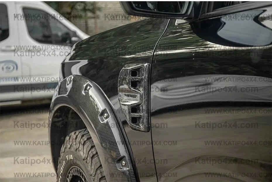 Carbon fibre side vents 2022+ NEXT-GEN FORD RANGER , Wildtrak , Sport , XLT , XL