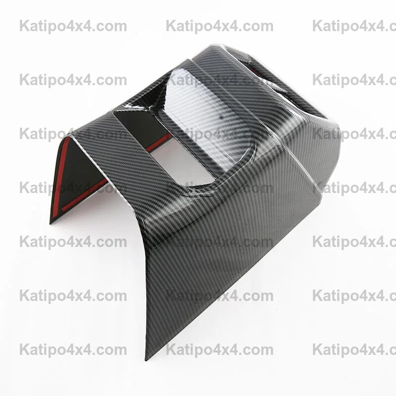 LHD & RHD For NEXT-GEN Ford Ranger & RAPTOR 2023+ ABS Carbon Fiber Rear Air Conditioning Vent Frame Cover