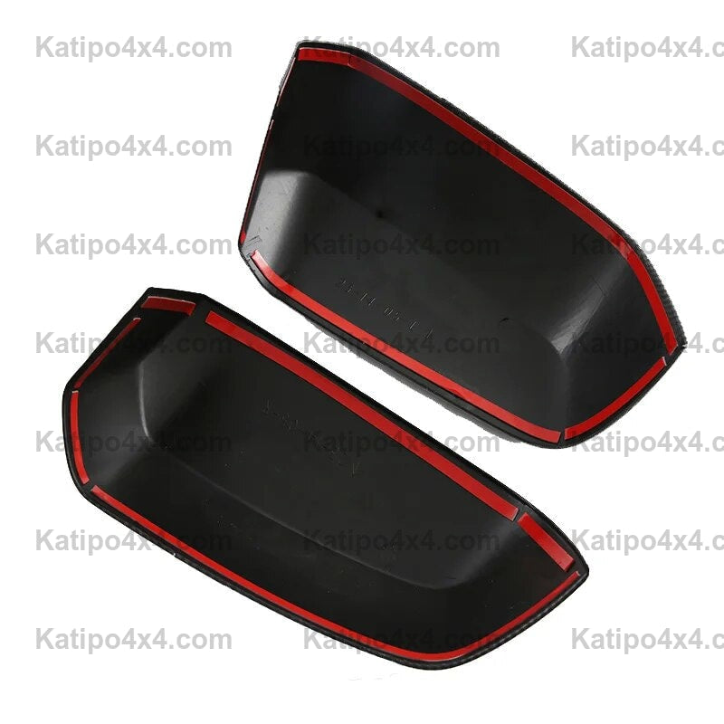 NEXT-GEN Ford Ranger 4x4 2023+ Carbon Fiber Rear Side RearView Cover Trim Rearview Mirror Covers