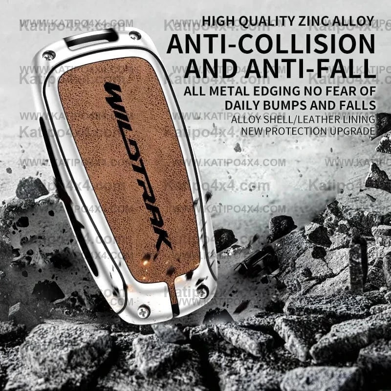 WILDTRAK: Zinc Alloy Car Key Fob Case For Ford Ranger, Everest and Raptor ( FREE WORLDWIDE SHIPPING )