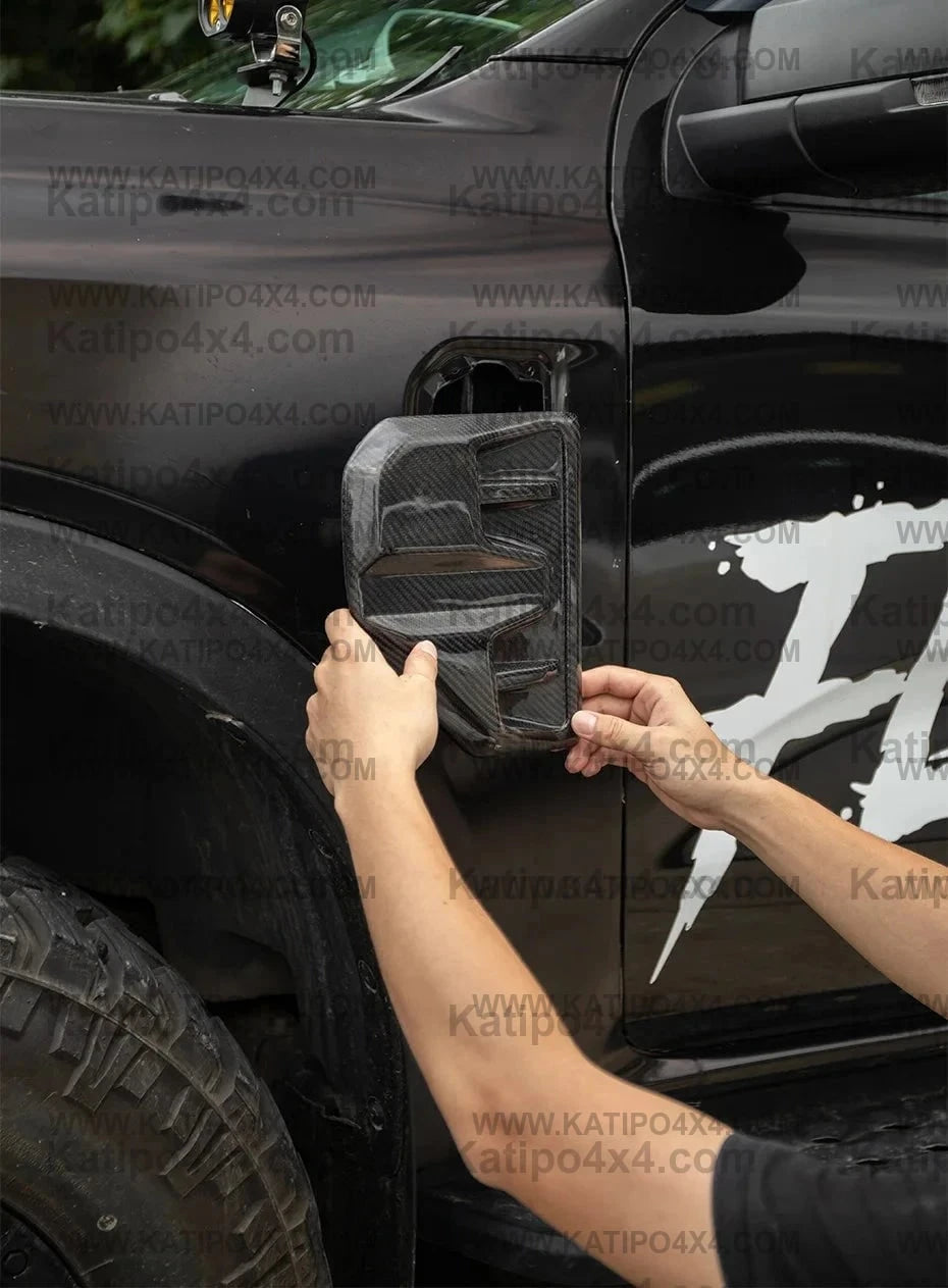 Carbon fibre side vents 2022+ NEXT-GEN FORD RANGER , Wildtrak , Sport , XLT , XL