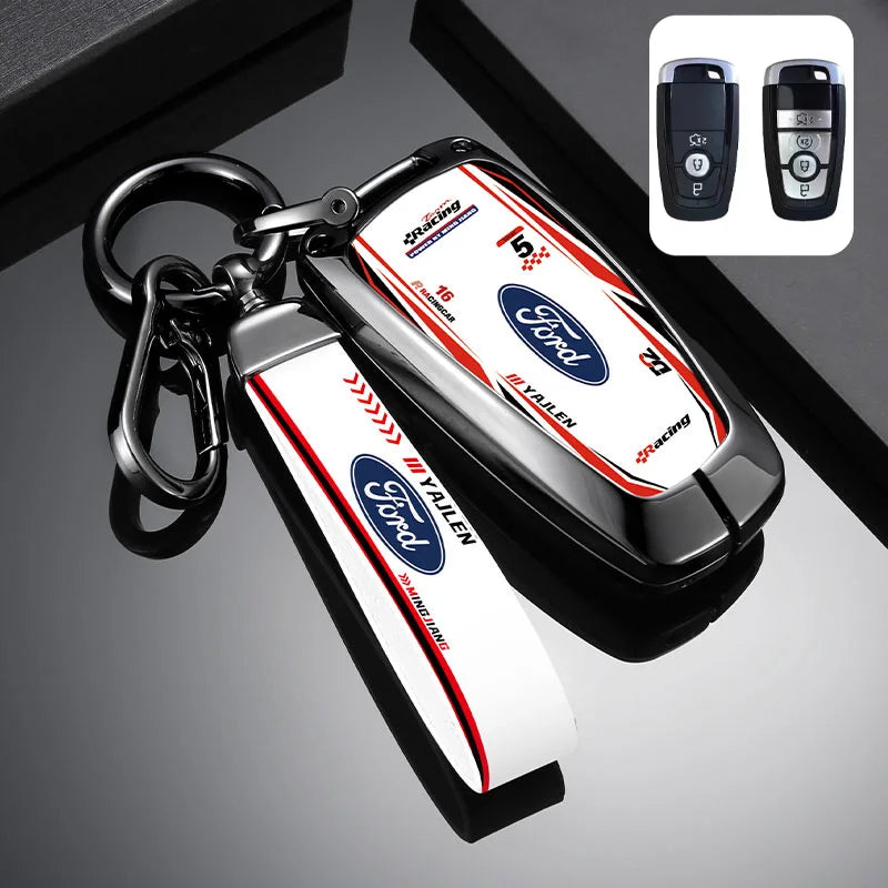 FORD RANGER, RAPTOR & EVEREST:  Racing Style Design Key fob case ( FREE WORLDWIDE SHIPPING )