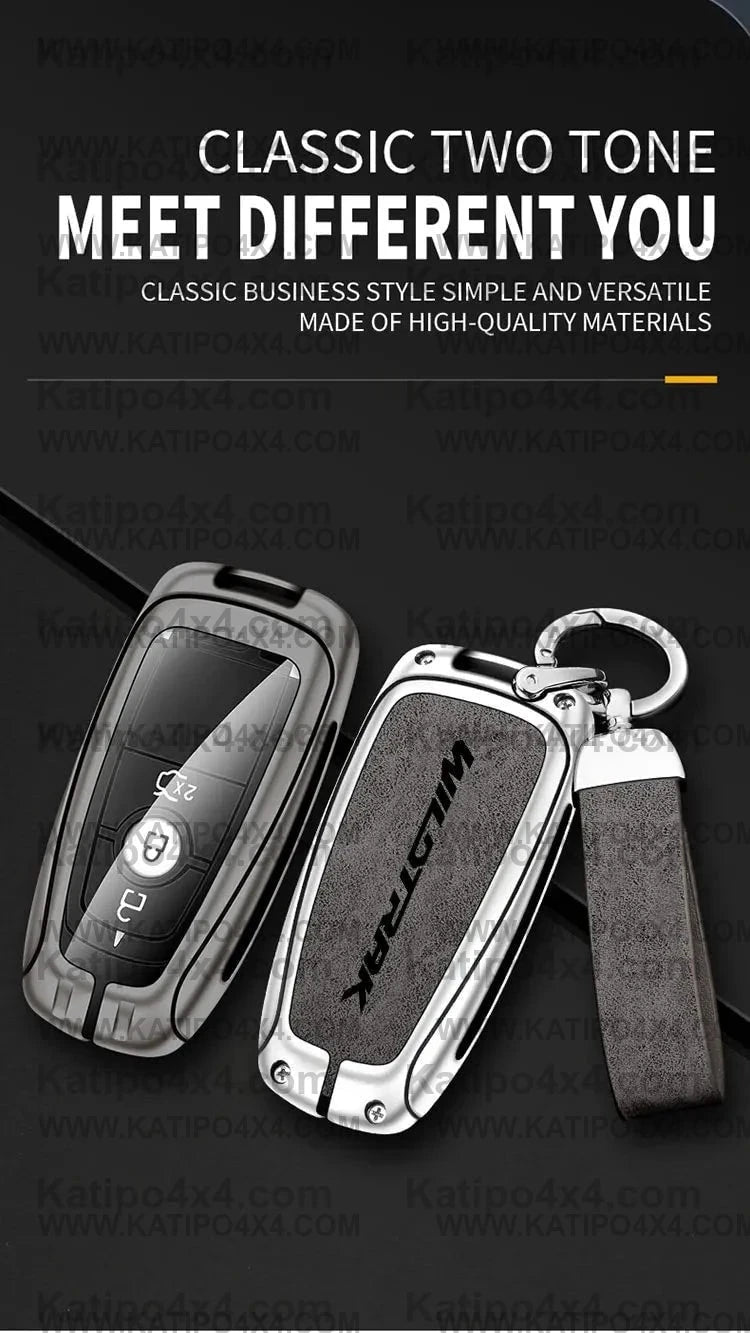 WILDTRAK: Zinc Alloy Car Key Fob Case For Ford Ranger, Everest and Raptor ( FREE WORLDWIDE SHIPPING )