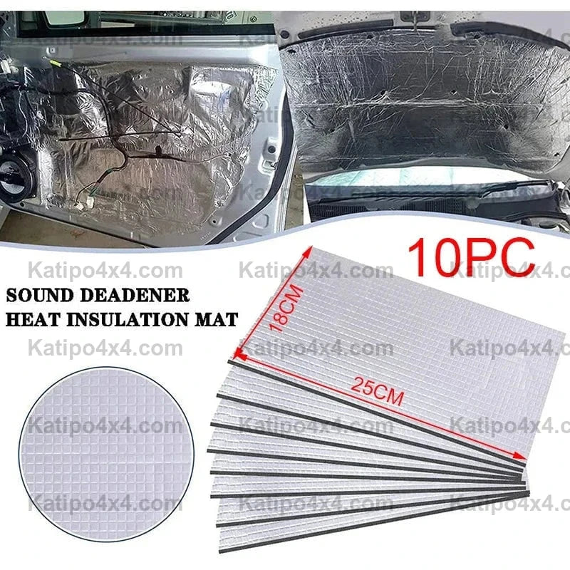 Heat & Noise Insulation Mat, Sound Deadener Sheets - FREE WORLDWIDE SHIPPING