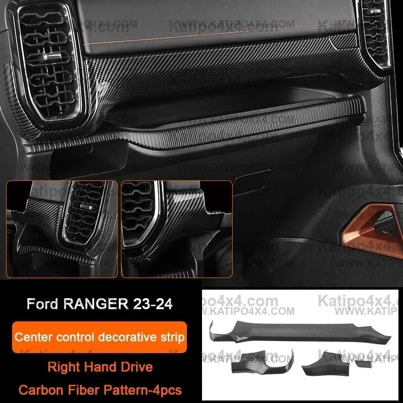 Carbon Fiber Interior Overlay ,For Next-Gen 2022+ Ranger, Raptor & Everest
