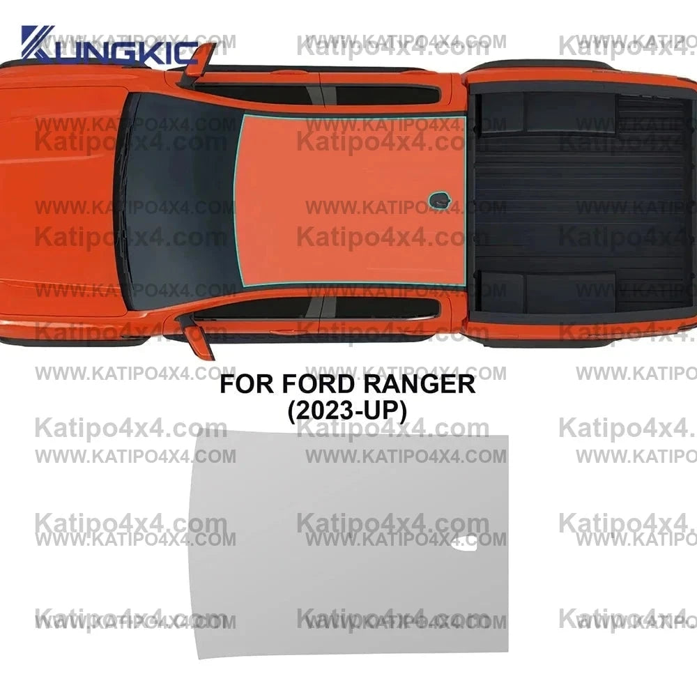 Car Pre-cut Paint Protection Film For Ford Ranger, Platinum, Wildtrak, Raptor, XL 2022+ . Self-Healing PPF  Anti-Scratch