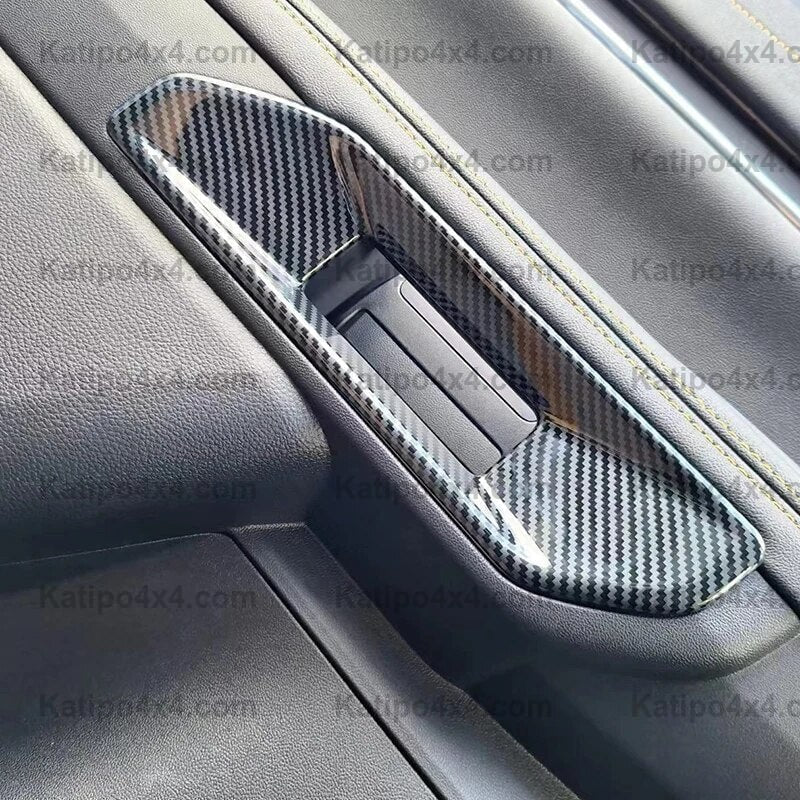 NEXT-GEN Ford Ranger 2023+ Carbon Fiber interior door handle Bowl Cover Trim Frame