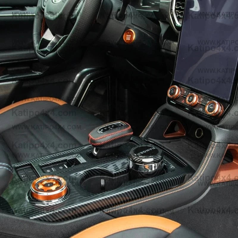 Aluminium Trim Cover for Drive Mode & Aircon Controllers for NEXT-GEN Ford Ranger, Everest, Raptor 2023+