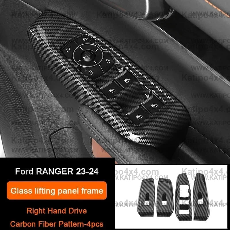 Carbon Fiber Interior Overlay ,For Next-Gen 2022+ Ranger, Raptor & Everest