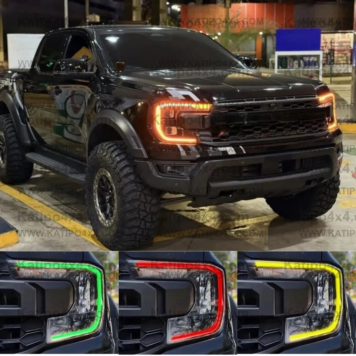VENOM EDITION DRL ( Coloured Daytime Running Light ) DRL Conversion suitable for Ford Next Gen Headlights (Matrix and Non-Matrix)