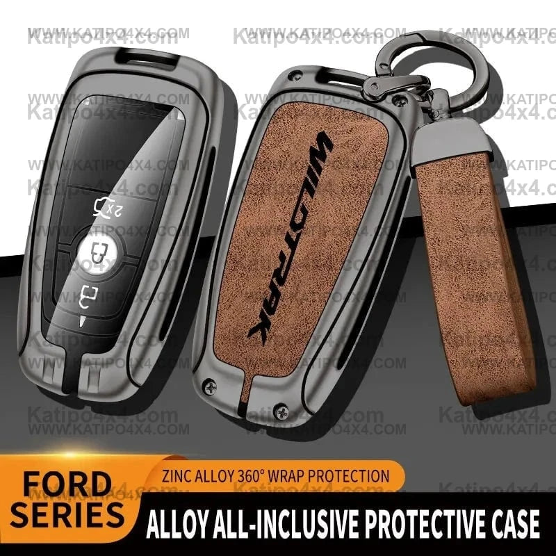 WILDTRAK: Zinc Alloy Car Key Fob Case For Ford Ranger, Everest and Raptor ( FREE WORLDWIDE SHIPPING )