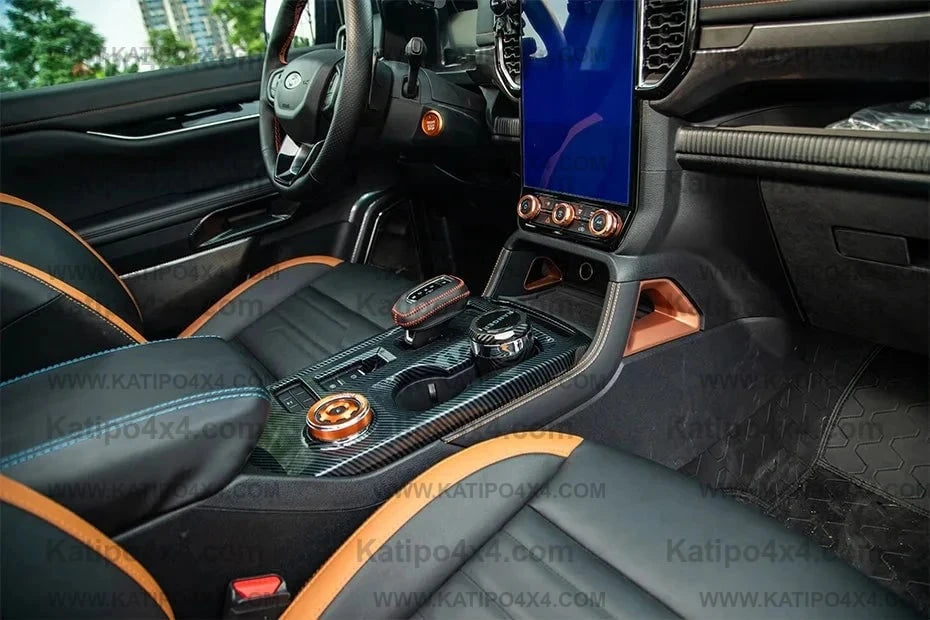 Aluminium Trim Cover for Drive Mode & Aircon Controllers for NEXT-GEN Ford Ranger, Everest, Raptor 2023+