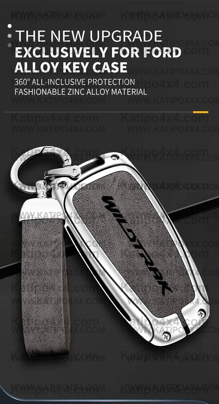 WILDTRAK: Zinc Alloy Car Key Fob Case For Ford Ranger, Everest and Raptor ( FREE WORLDWIDE SHIPPING )