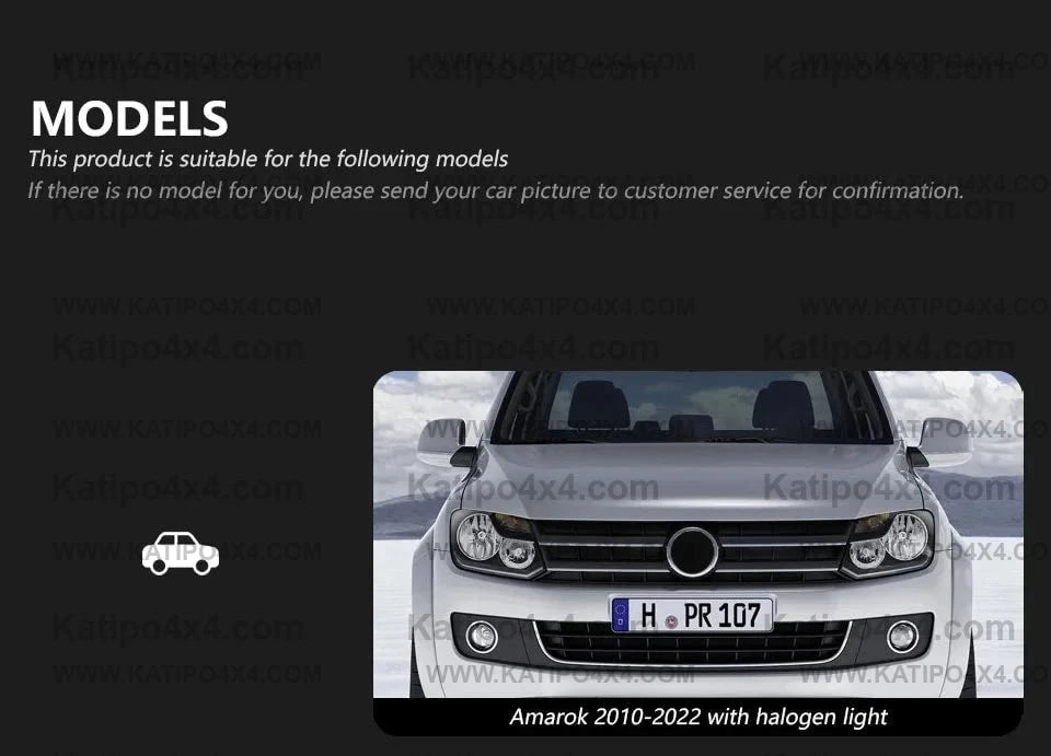 LED HEADLIGHTS for VW AMAROK 2010-2020 AMAROK Head Drl Dynamic Signal Projector Lens ( FREE WORLD-WIDE SHIPPING )