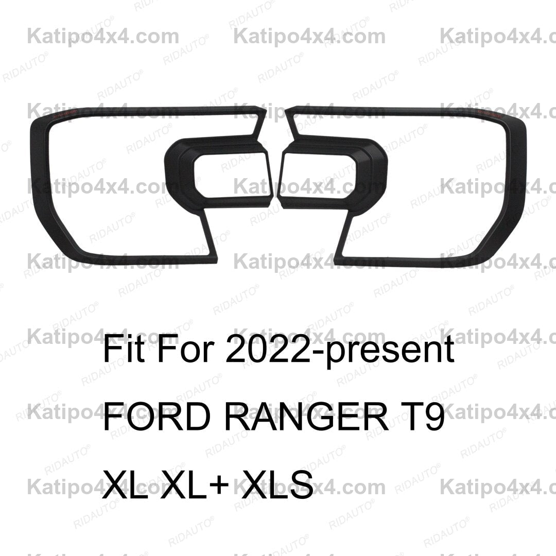Halogen Headlamp Headlight Head Lamp Light Cover Sticker Garnish Protector Protection For FORD RANGER 2022 2023 T9 XL XL+ XLS