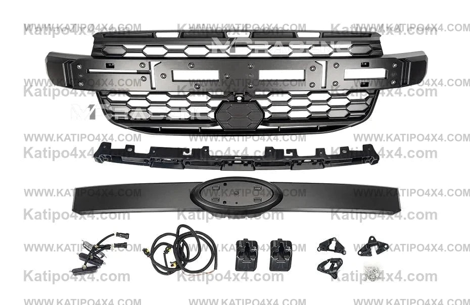 2022+ FORD RANGER GRILL ,  RAPTOR STYLE WITH AMBER LIGHTS TO SUIT  XL XLT & WILDTRACK