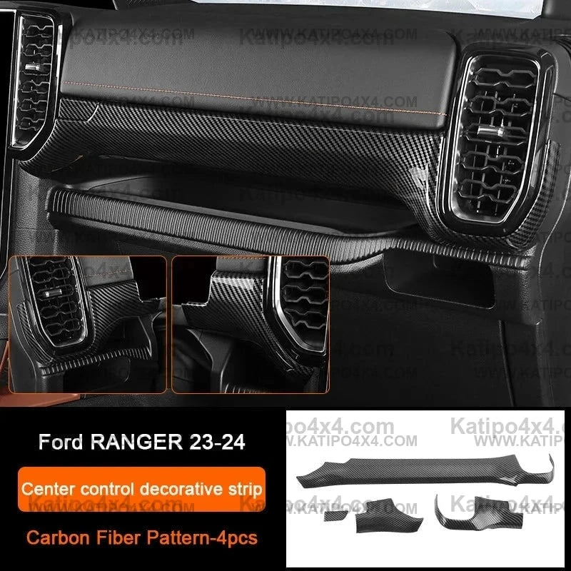 Carbon Fiber Interior Overlay ,For Next-Gen 2022+ Ranger, Raptor & Everest