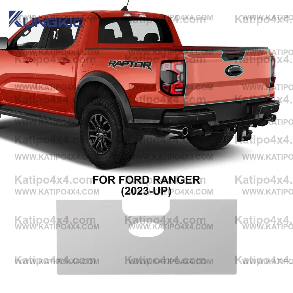 Car Pre-cut Paint Protection Film For Ford Ranger, Platinum, Wildtrak, Raptor, XL 2022+ . Self-Healing PPF  Anti-Scratch