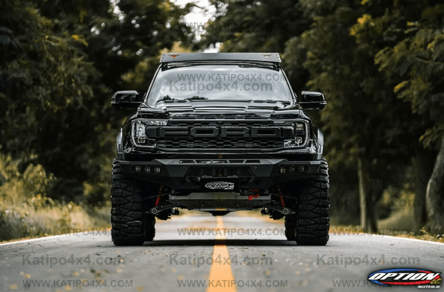 OPTION4WD - NEXT-GEN RAPTOR OP-X FRONT WINCH BAR