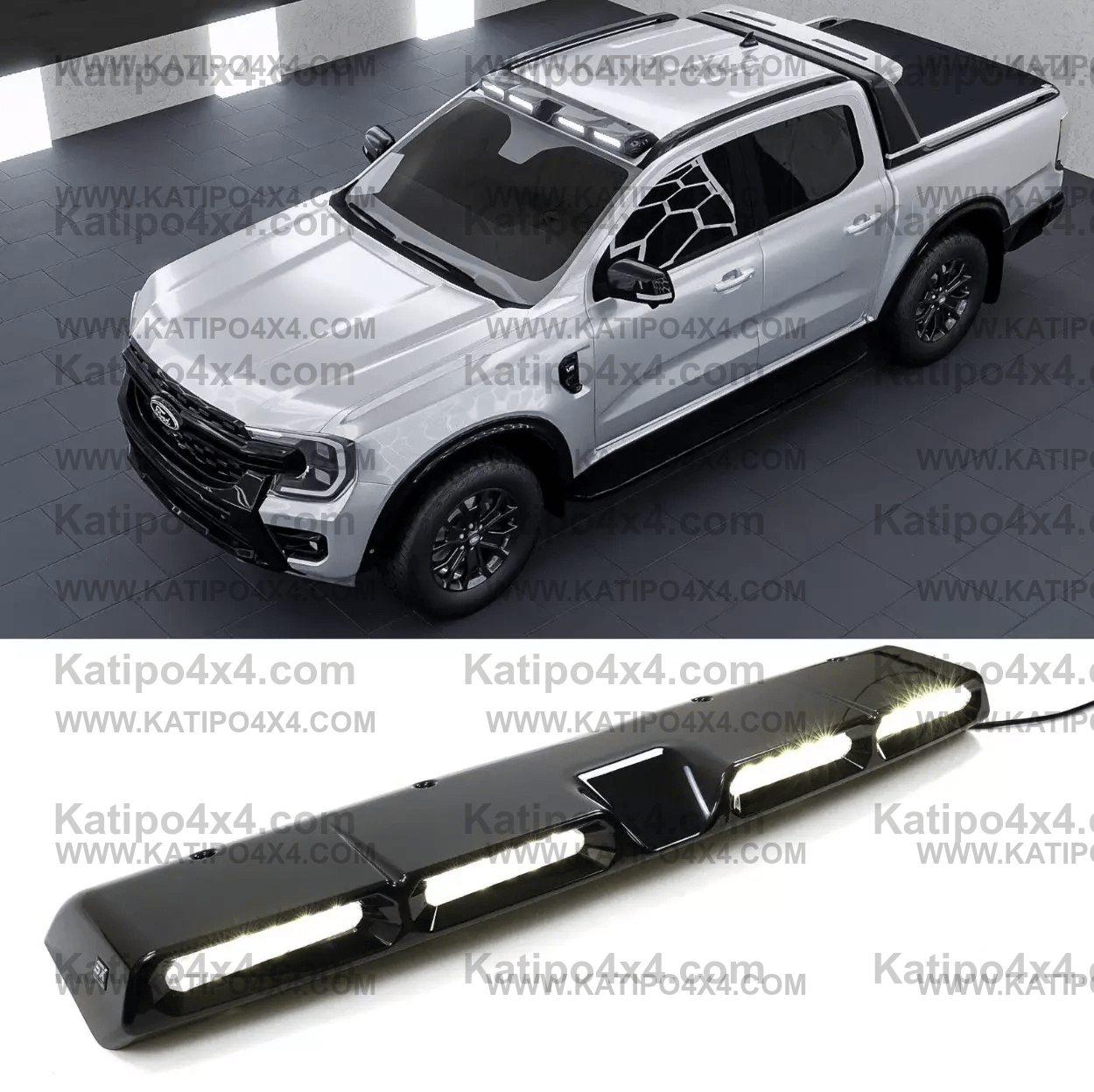 Ford Ranger / Vw Amarok 2023+ Next Gen Roof Light Pod Light Bar ( Free Shipping WorldWide )