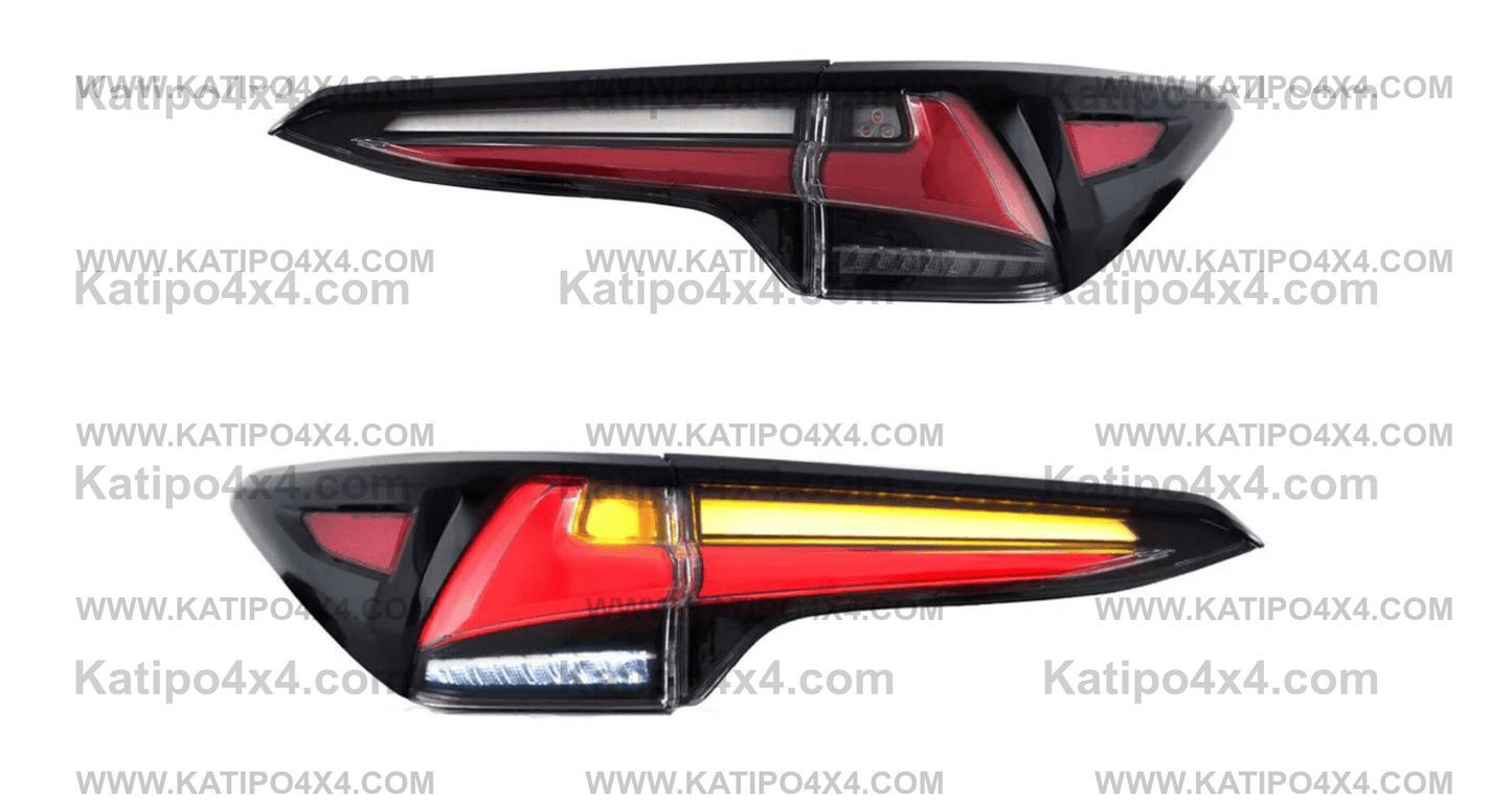LED Taillights For Toyota Fortuner 2017-2019 w/Sequential Indicator