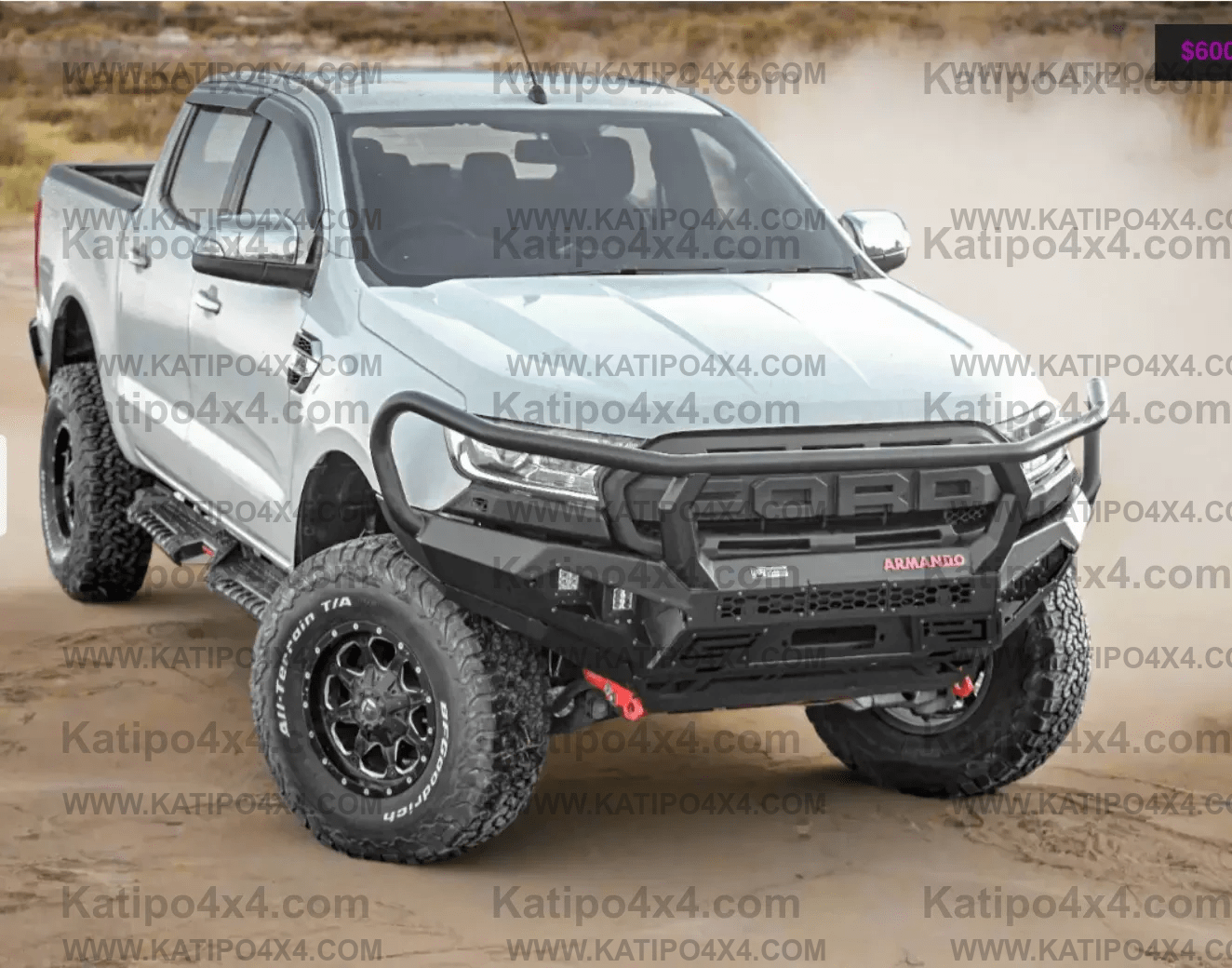 ARMANDO® - Hoop Spartan Bull Bar to Suit Ford Ranger PX 2015-2022