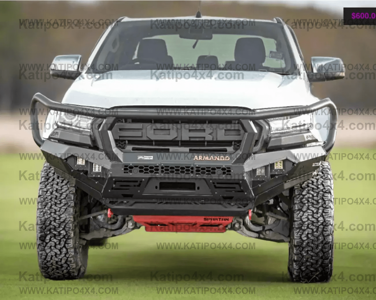 ARMANDO® - Hoop Spartan Bull Bar to Suit Ford Ranger PX 2015-2022